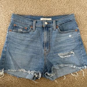 High Rise Denim Shorts from Levi’s
